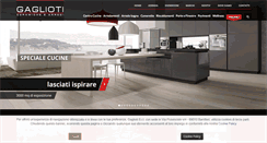 Desktop Screenshot of gaglioticeramiche.it
